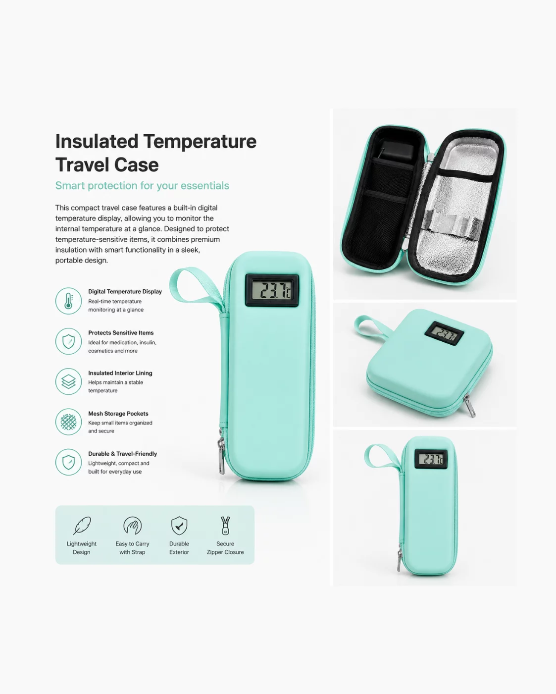 Mint Insulated Temperature Travel Case product image