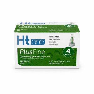 Ht One PlusFine Pen Needles 4 mm 32G – 100 pcs