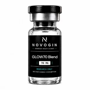 Novogin GLOW70 Blend – Research Peptide Blend vial, 70 MG